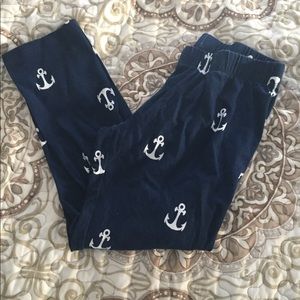 Anchor Capri leggings